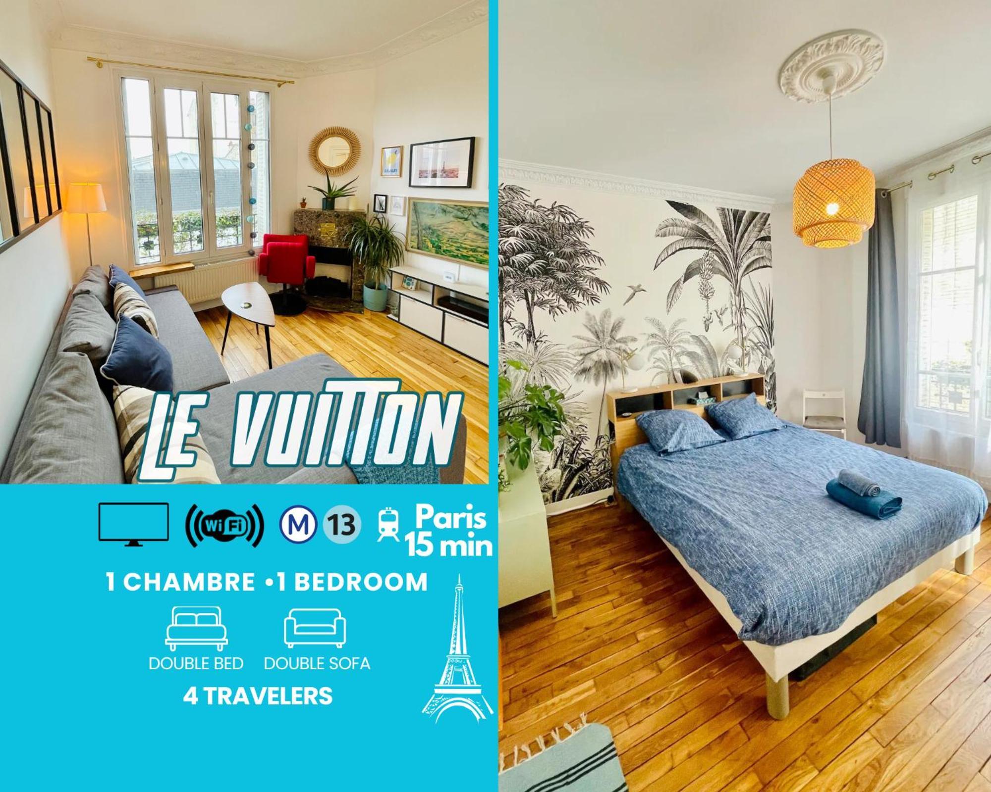 Le Vuitton Asnieres - 2 Pieces A 15 Min De Paris Daire Dış mekan fotoğraf